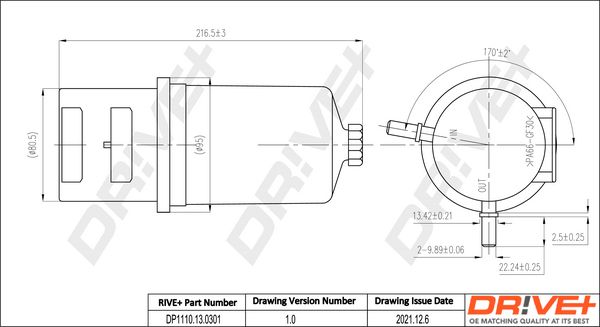Dr!ve+ DP1110.13.0301 Топливный фильтр