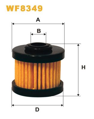 WIX FILTERS WF8349 Топливный фильтр