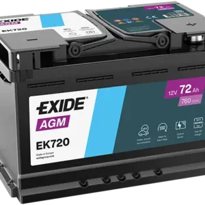 EXIDE EK720 Starterio akumuliatorius