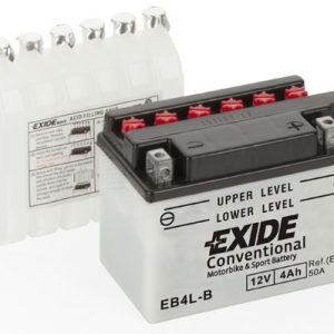 EXIDE EB4L-B Starterio akumuliatorius