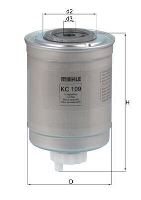 Kütusefilter MAHLE KC109