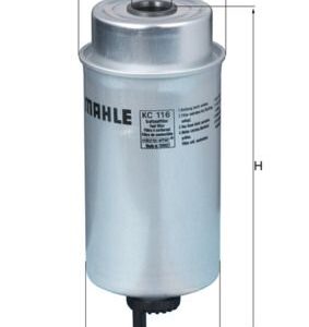 Kuro filtras MAHLE KC116