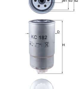 Degvielas filtrs MAHLE KC182