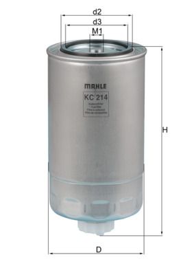 Degvielas filtrs MAHLE KC214