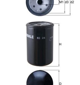 Fuel filter MAHLE KC24