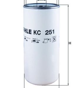 Kuro filtras MAHLE KC251