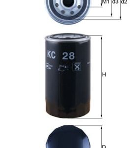Kuro filtras MAHLE KC28