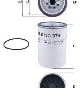 Kütusefilter MAHLE KC374D