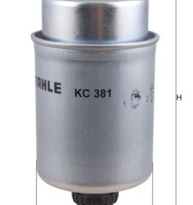 Degvielas filtrs MAHLE KC381