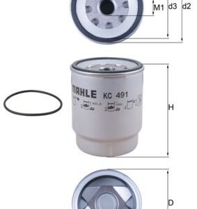 Kuro filtras MAHLE KC491D