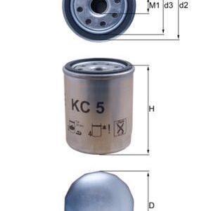 Fuel filter MAHLE KC5