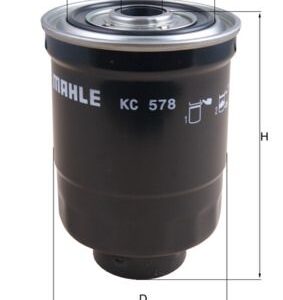 Kuro filtras MAHLE KC578D
