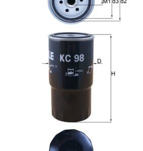 Degvielas filtrs MAHLE KC98