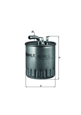 Kütusefilter MAHLE KL100/2