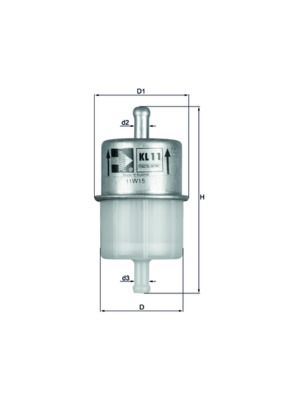 Kütusefilter MAHLE KL11OF