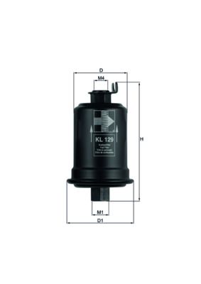 Kütusefilter MAHLE KL129