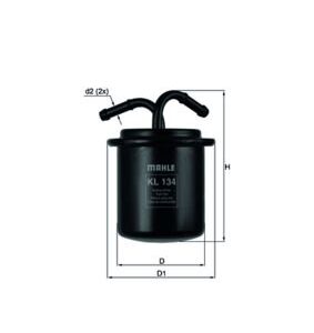 Kütusefilter MAHLE KL134