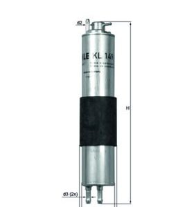 Kütusefilter MAHLE KL149