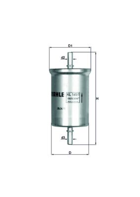 Kütusefilter MAHLE KL165/1