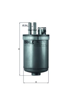 Kütusefilter MAHLE KL173