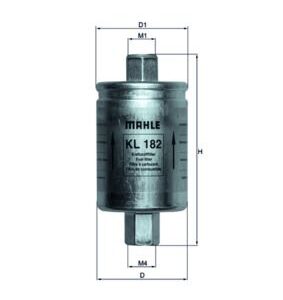 Kuro filtras MAHLE KL182