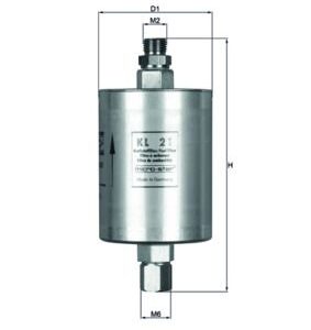 Kuro filtras MAHLE KL21