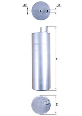 Fuel filter MAHLE KL229/5