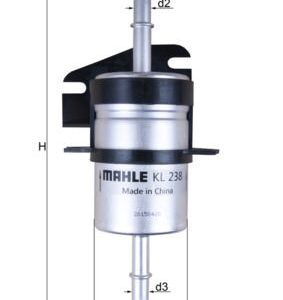 Kuro filtras MAHLE KL238