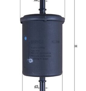 Kuro filtras MAHLE KL248