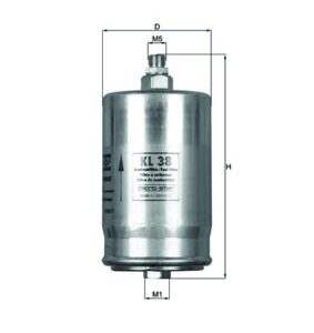 Kütusefilter MAHLE KL38