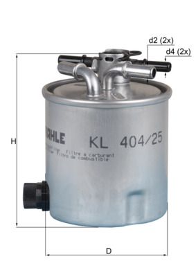 Kütusefilter MAHLE KL404/25