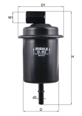 Kütusefilter MAHLE KL453