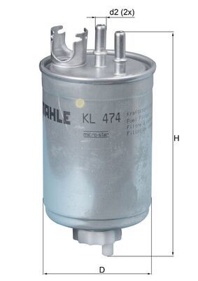 Kütusefilter MAHLE KL474