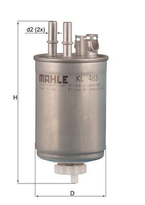 Kütusefilter MAHLE KL483