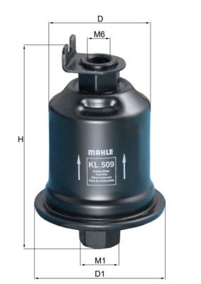 Kütusefilter MAHLE KL509