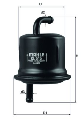 Fuel filter MAHLE KL515