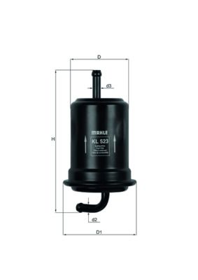 Kütusefilter MAHLE KL523