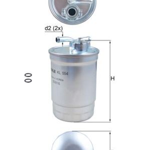 Kütusefilter MAHLE KL554D