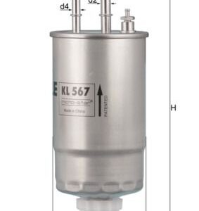 Fuel filter MAHLE KL567