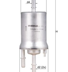 Kütusefilter MAHLE KL572