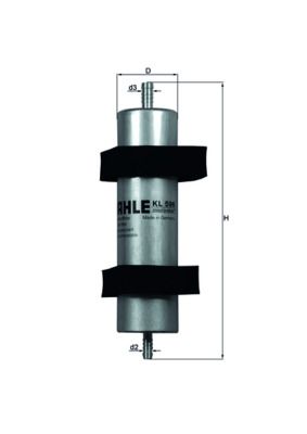 Fuel filter MAHLE KL596
