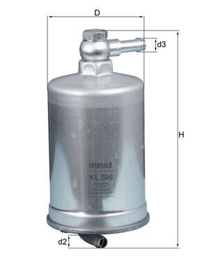 Kütusefilter MAHLE KL599