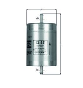 Kütusefilter MAHLE KL65