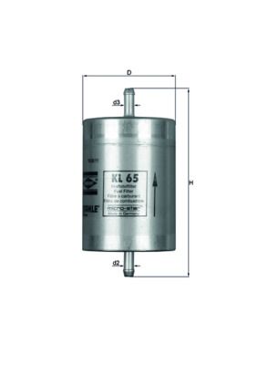 Kütusefilter MAHLE KL65