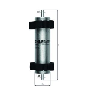 Kütusefilter MAHLE KL660