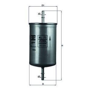 Kütusefilter MAHLE KL71