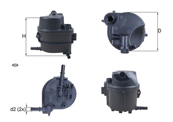 Fuel filter MAHLE KL777D