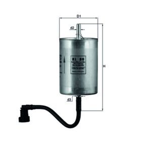 Kütusefilter MAHLE KL80