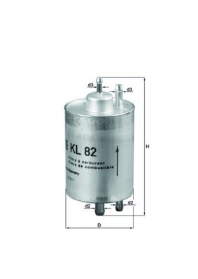 Fuel filter MAHLE KL82