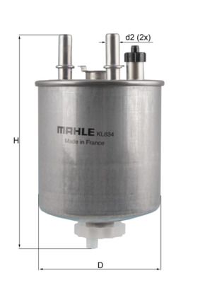 Kütusefilter MAHLE KL834